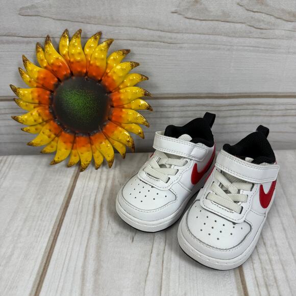 nike court borough low toddler sneakers‎ 4C - Picture 1 of 7